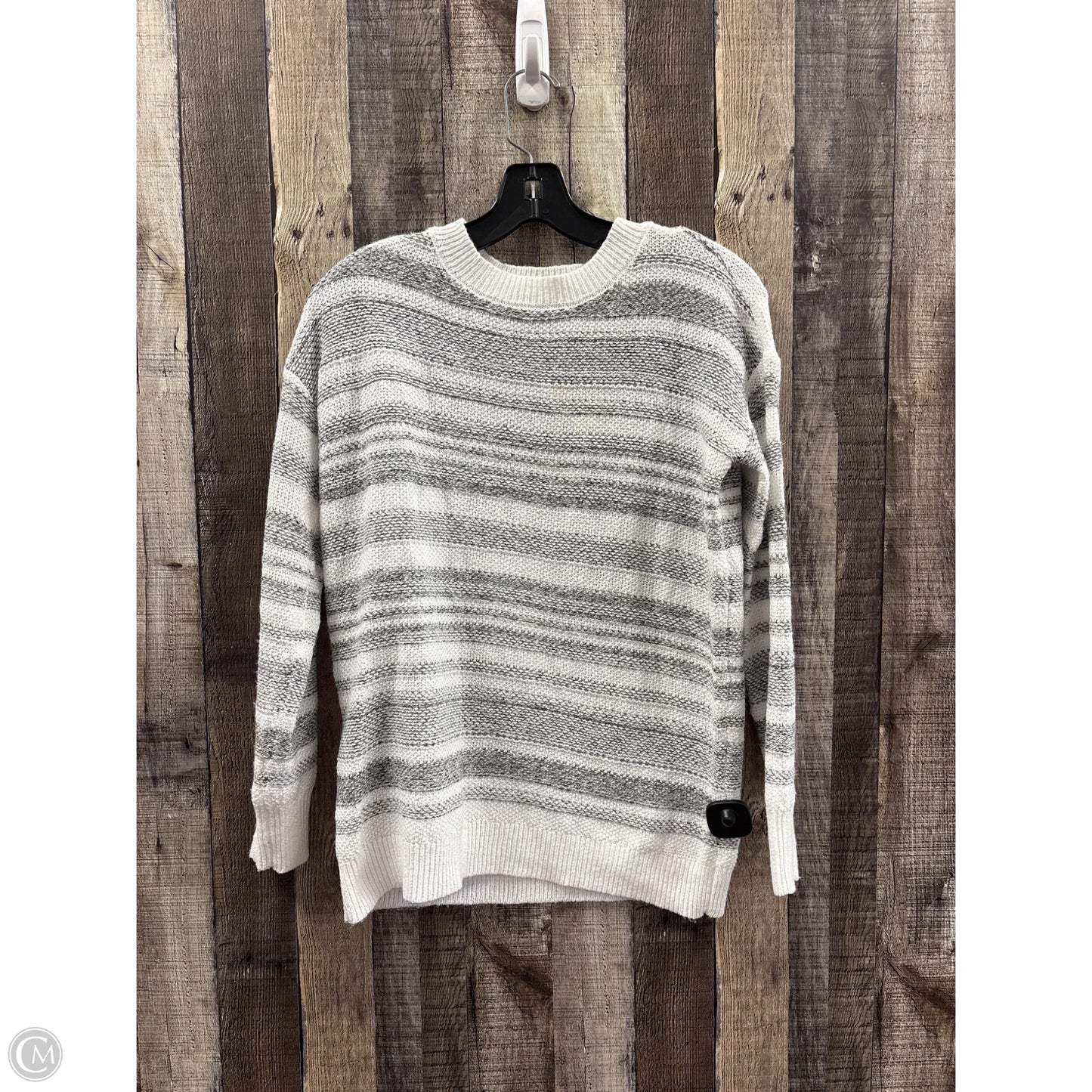 Sweater By Pink Clover In Grey & White, Size: Xs