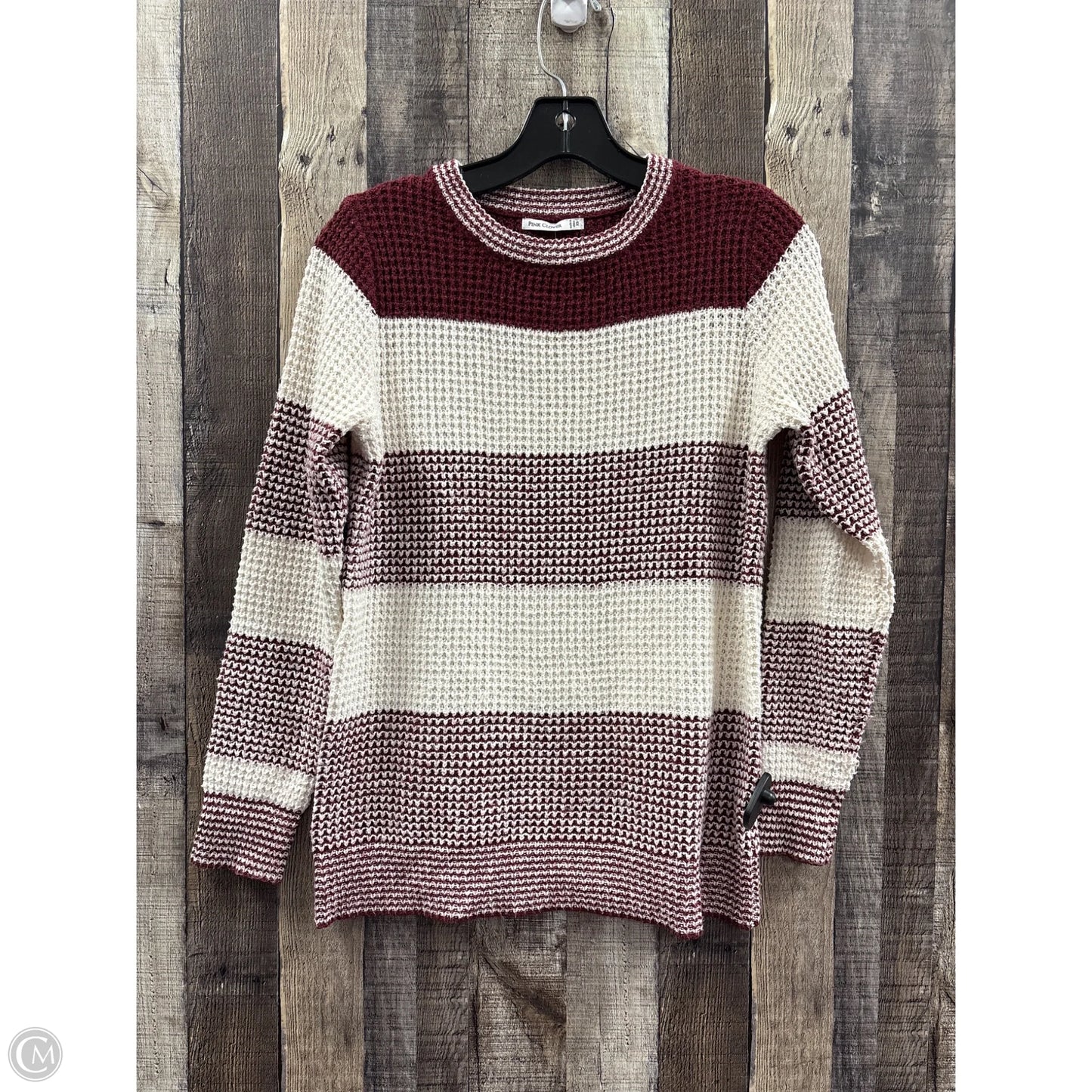 Sweater By Pink Clover In Maroon, Size: Xs