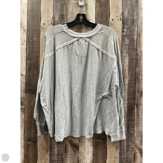 Top Long Sleeve By Free People In Grey, Size: M