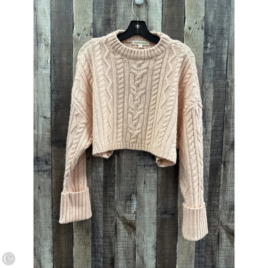 Sweater By Cme In Peach, Size: M