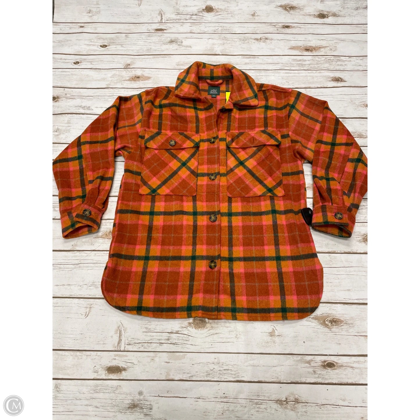 Jacket Shirt By Wild Fable In Multi-colored, Size: Xs