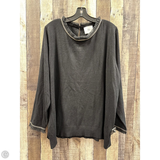 Sweater By Cme In Black, Size: 3x