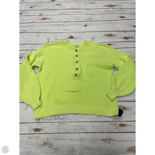 Sweater By Loft In Yellow, Size: M