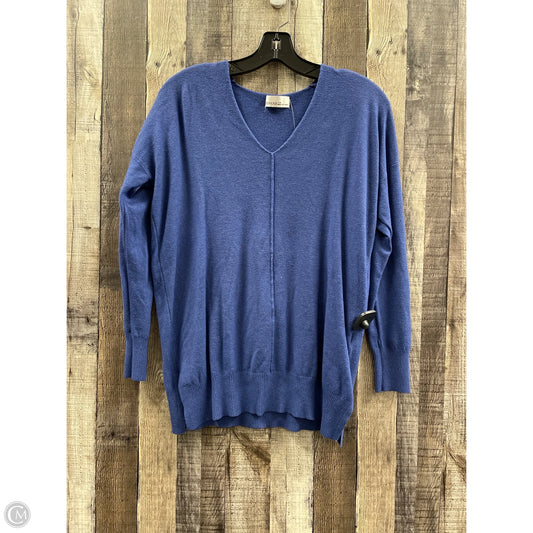 Sweater By Zenana In Blue, Size: S