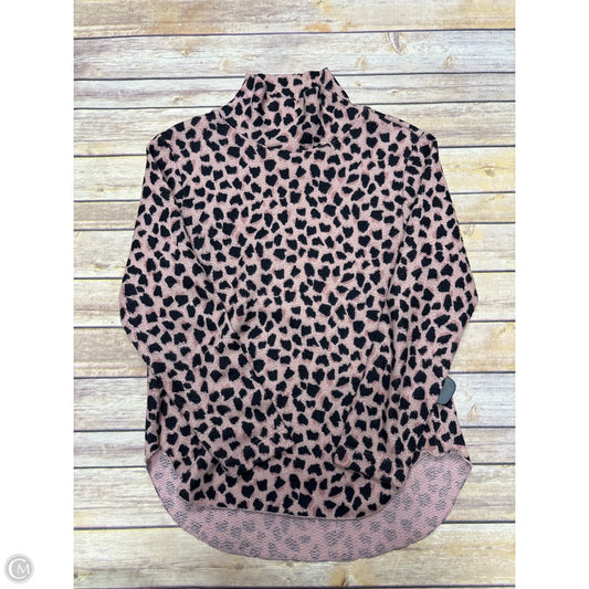 Top Long Sleeve By Nally And Millie In Animal Print, Size: S
