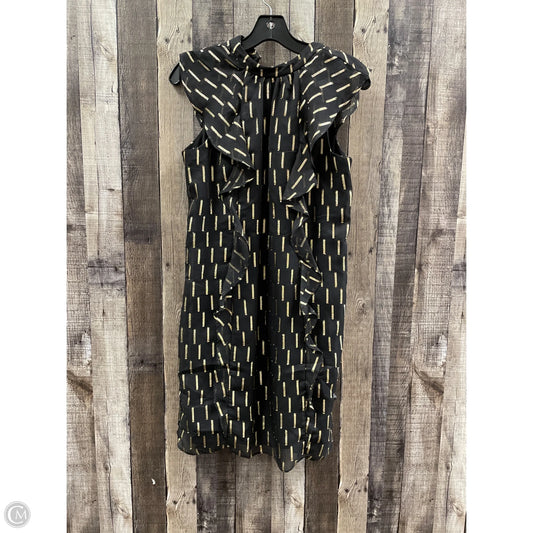 Dress Party Short By Worthington In Black & Gold, Size: S