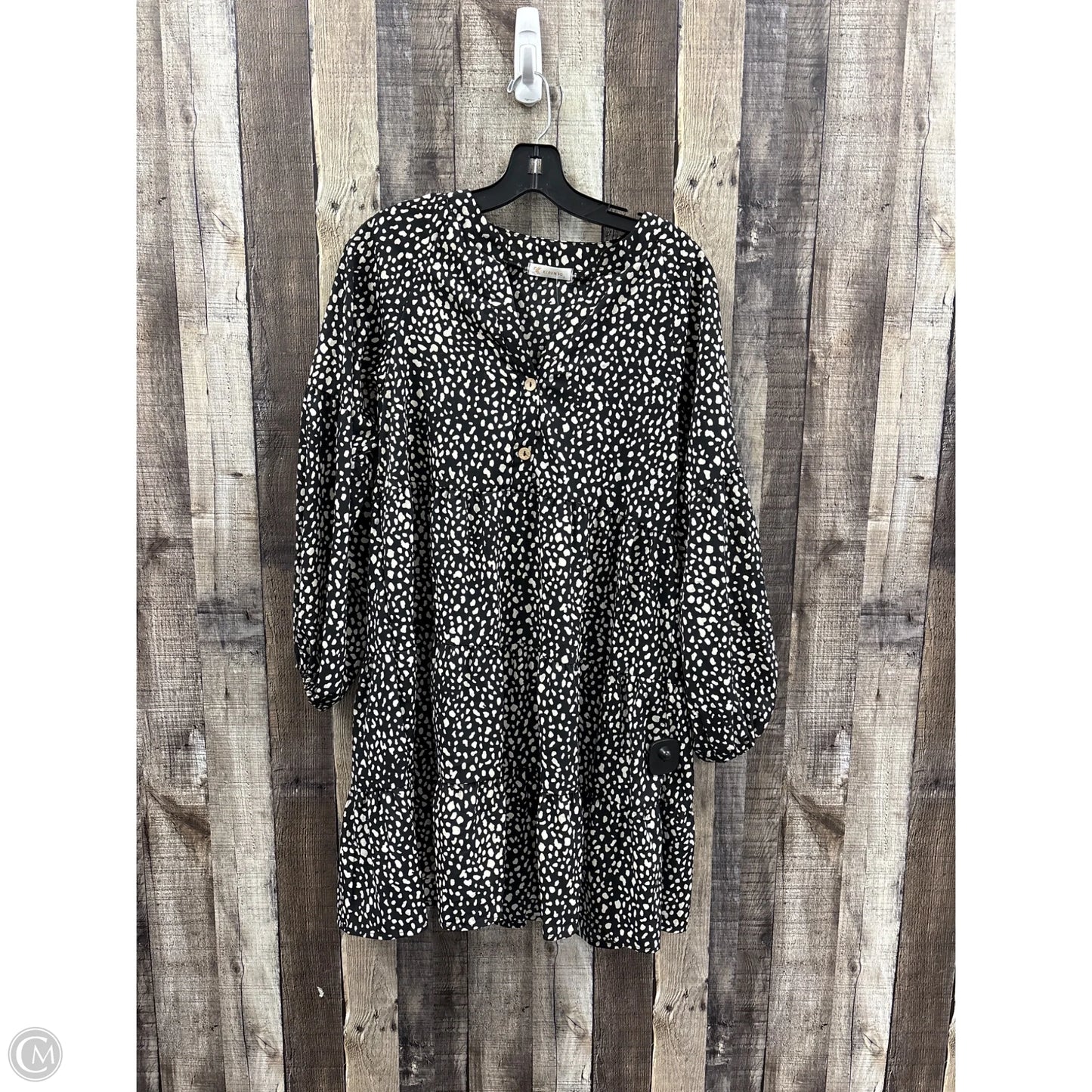 Dress Casual Short By Kirundo In Animal Print, Size: S