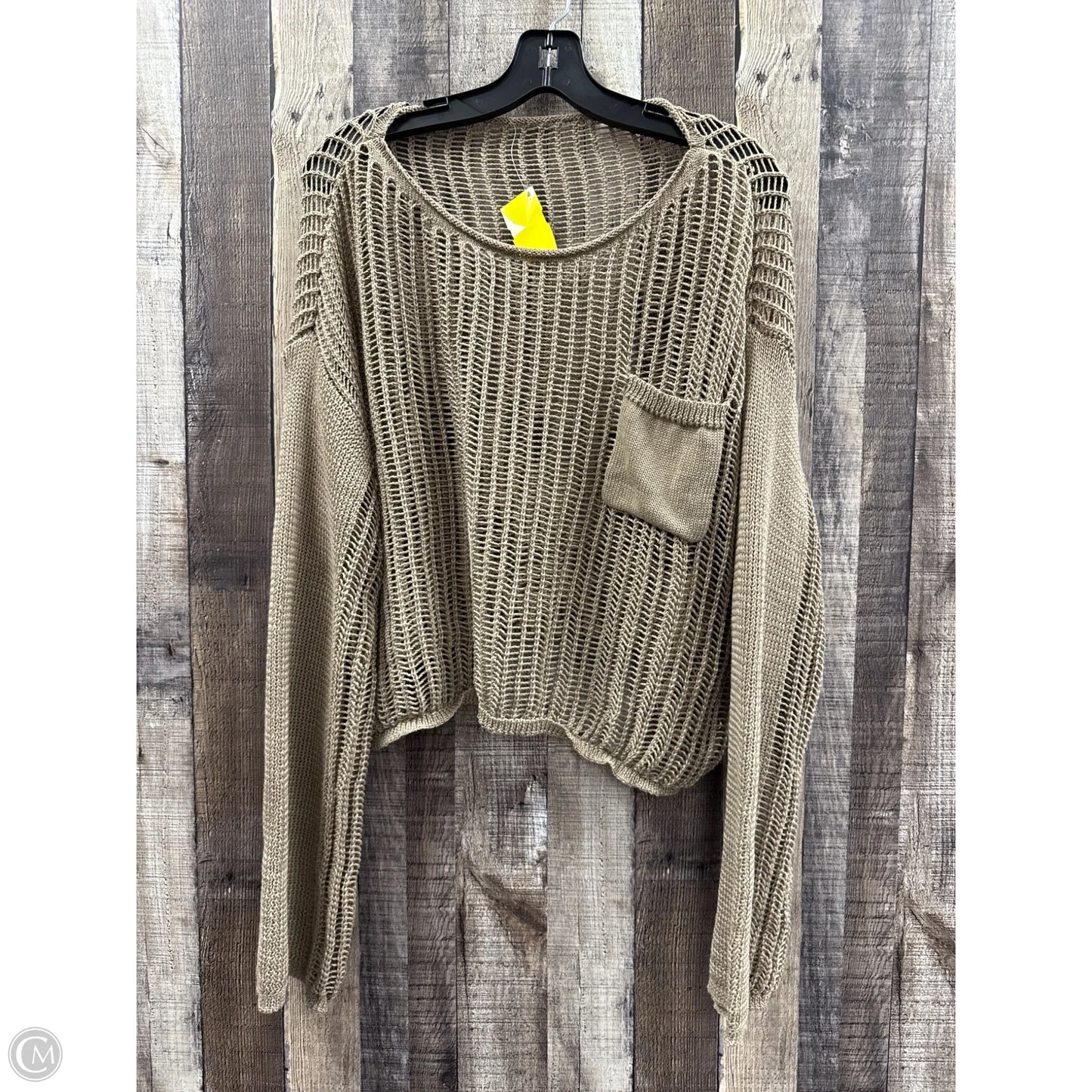 Sweater By Cmf In Tan, Size: 2x