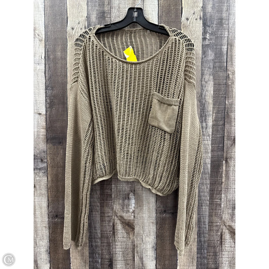 Sweater By Cmf In Tan, Size: 2x