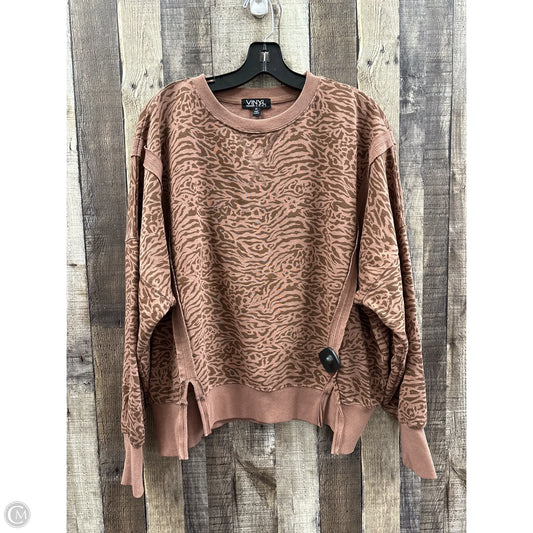 Sweatshirt Crewneck By Cme In Brown, Size: M