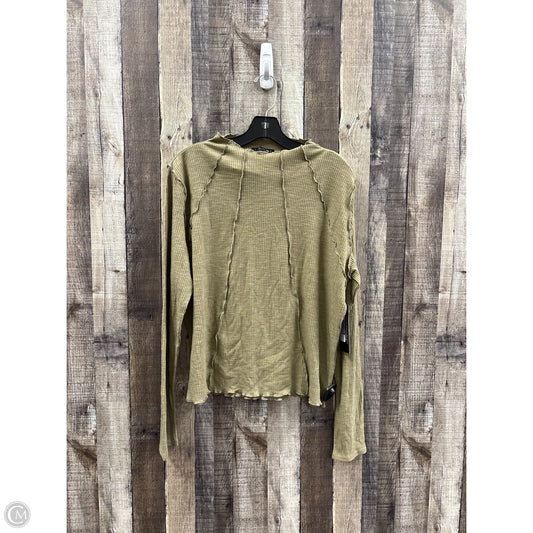 Top Long Sleeve By Final Touch In Green, Size: 3x