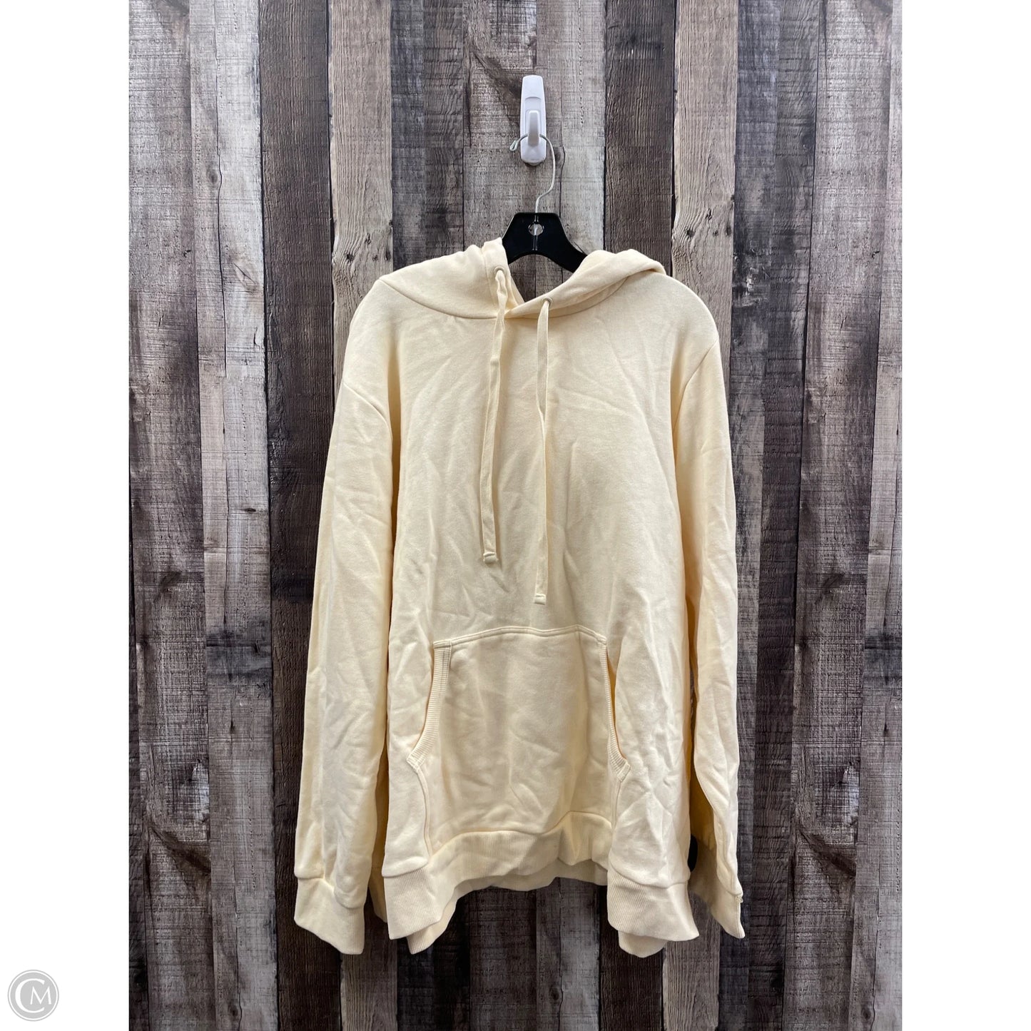 Sweatshirt Hoodie By Thread And Supply In Yellow, Size: 3x