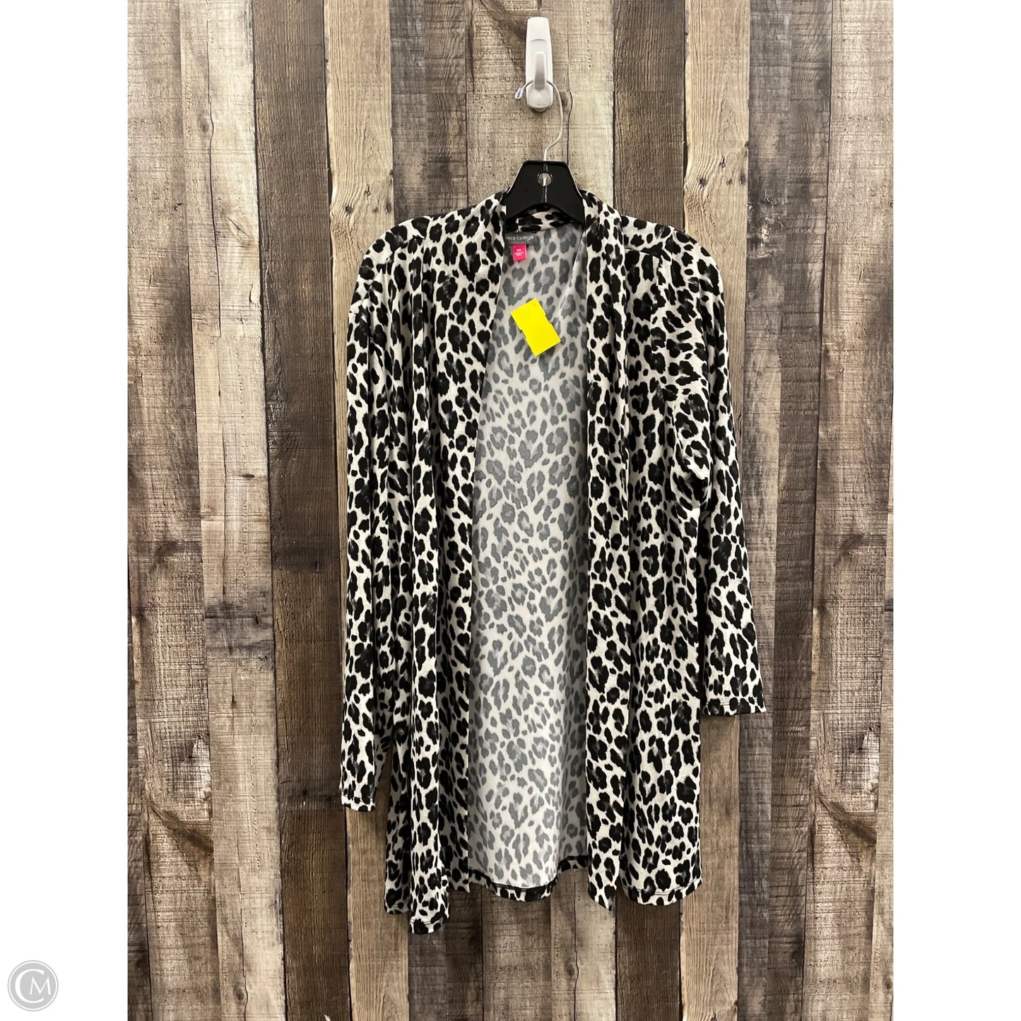 Cardigan By Vince Camuto In Animal Print, Size: 2x