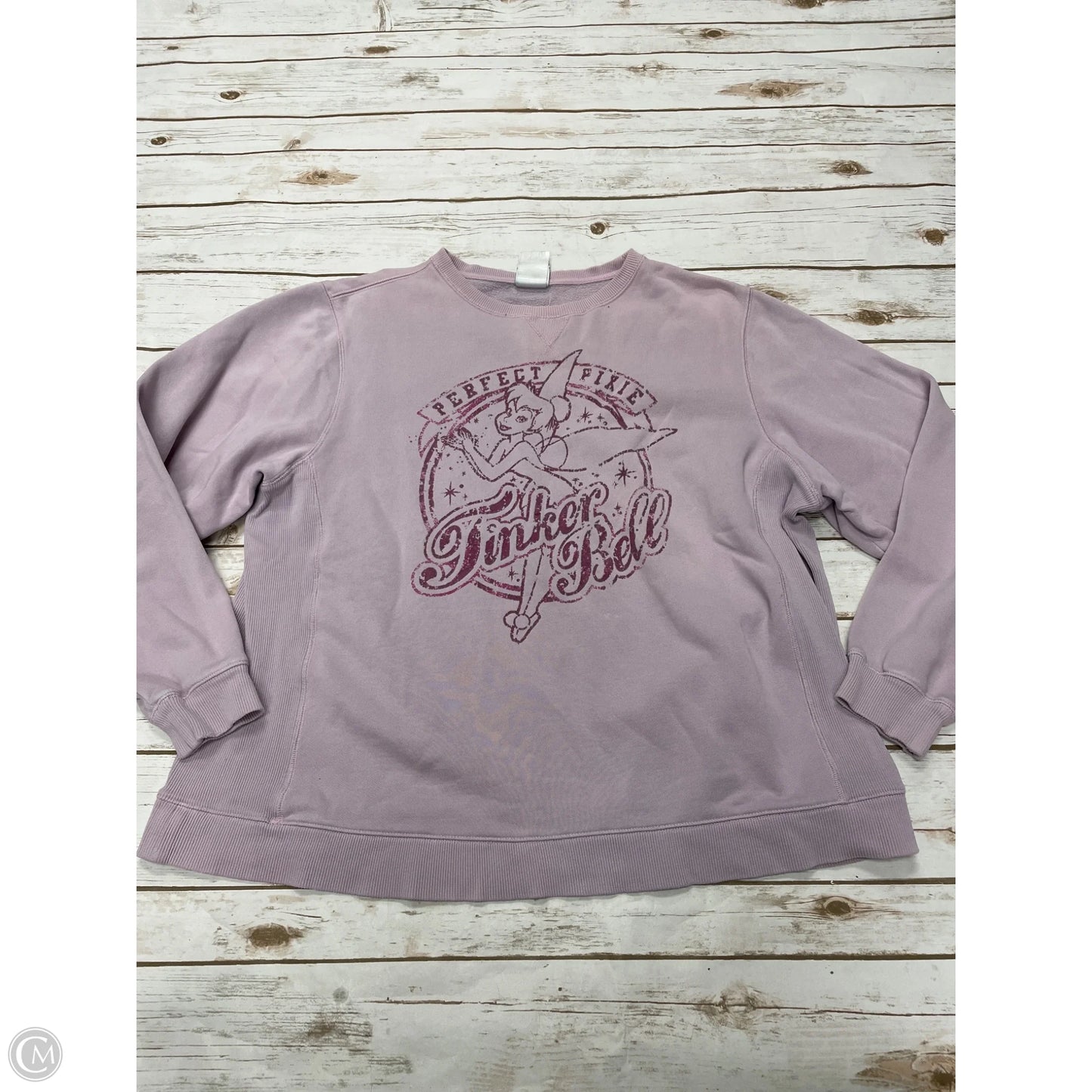 Sweatshirt Crewneck By Disney Store In Purple, Size: Xxl