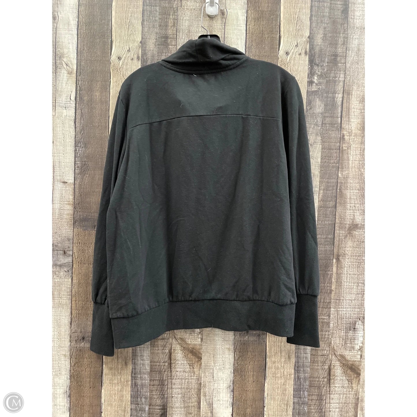 Athletic Sweatshirt Collar By Mta Sport In Black, Size: M