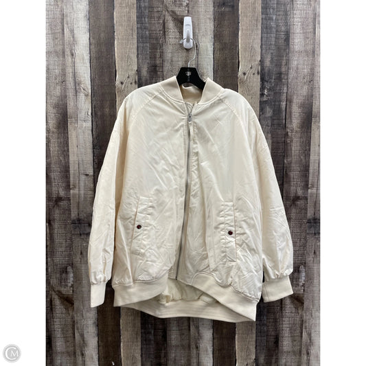 Jacket Puffer & Quilted By Cme In Ivory, Size: Xl