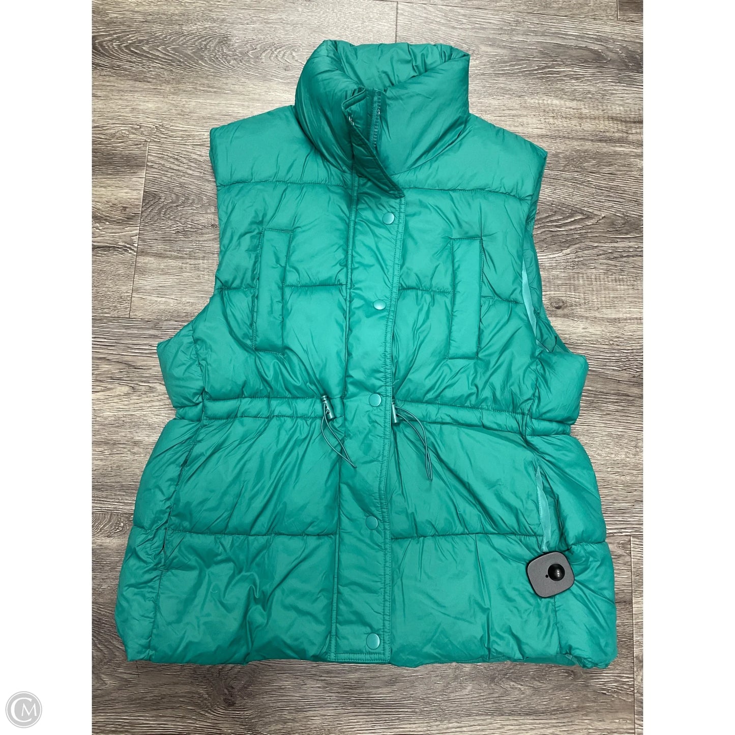 Vest Puffer & Quilted By Love Tree In Green, Size: M