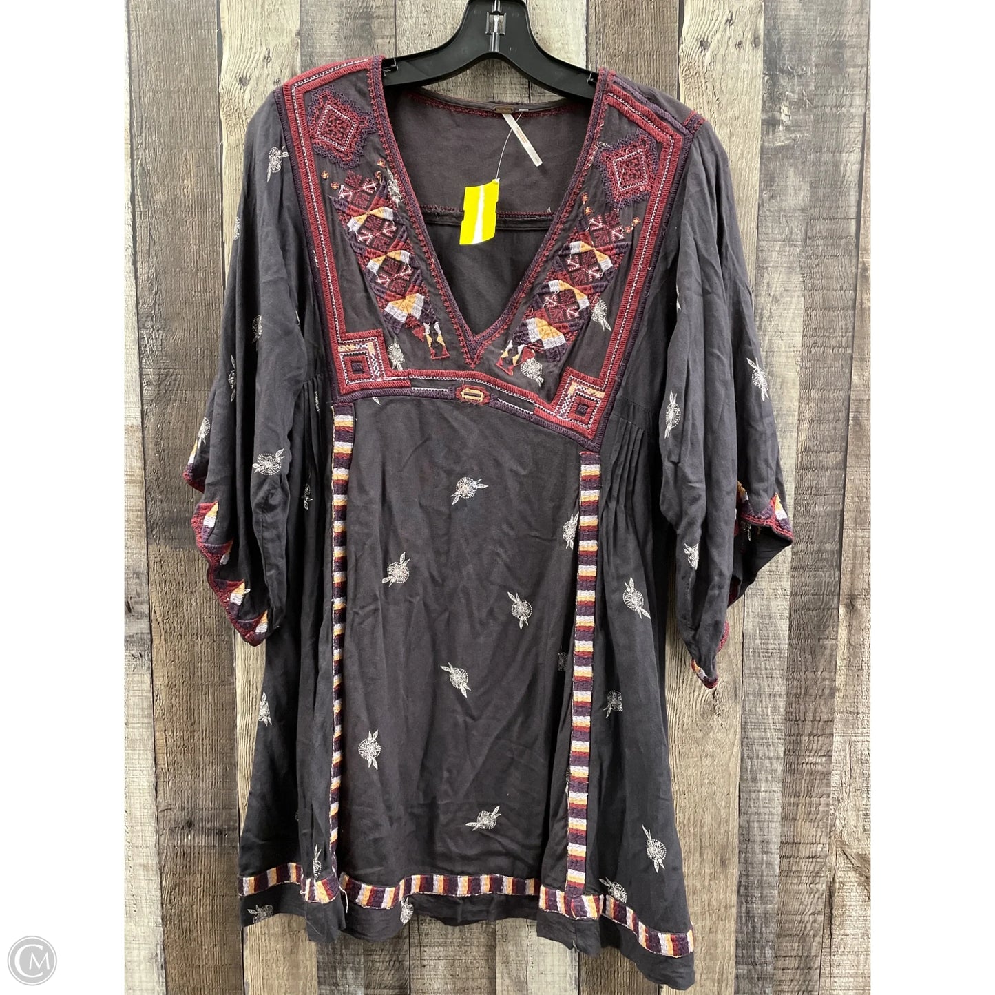 Tunic Long Sleeve By Free People In Multi-colored, Size: S