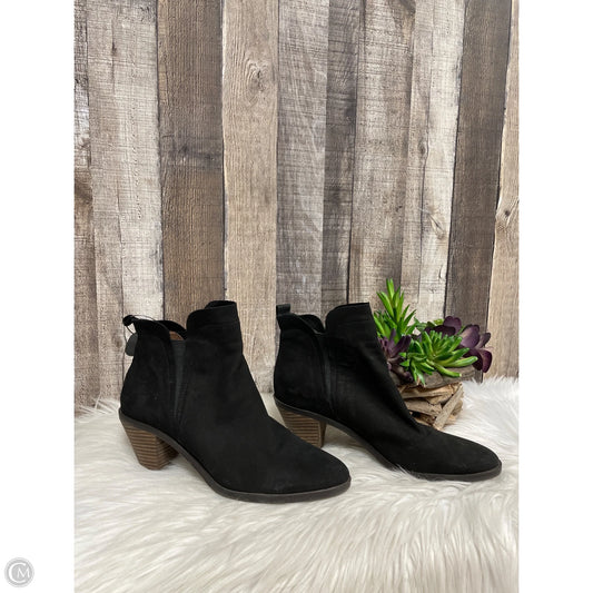 Boots Ankle Heels By Lucky Brand In Black, Size: 7.5
