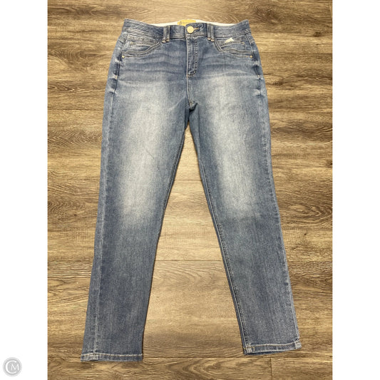Jeans Straight By Democracy In Blue Denim, Size: 14
