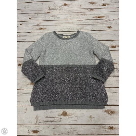 Sweater By Emaline In Silver, Size: Mp
