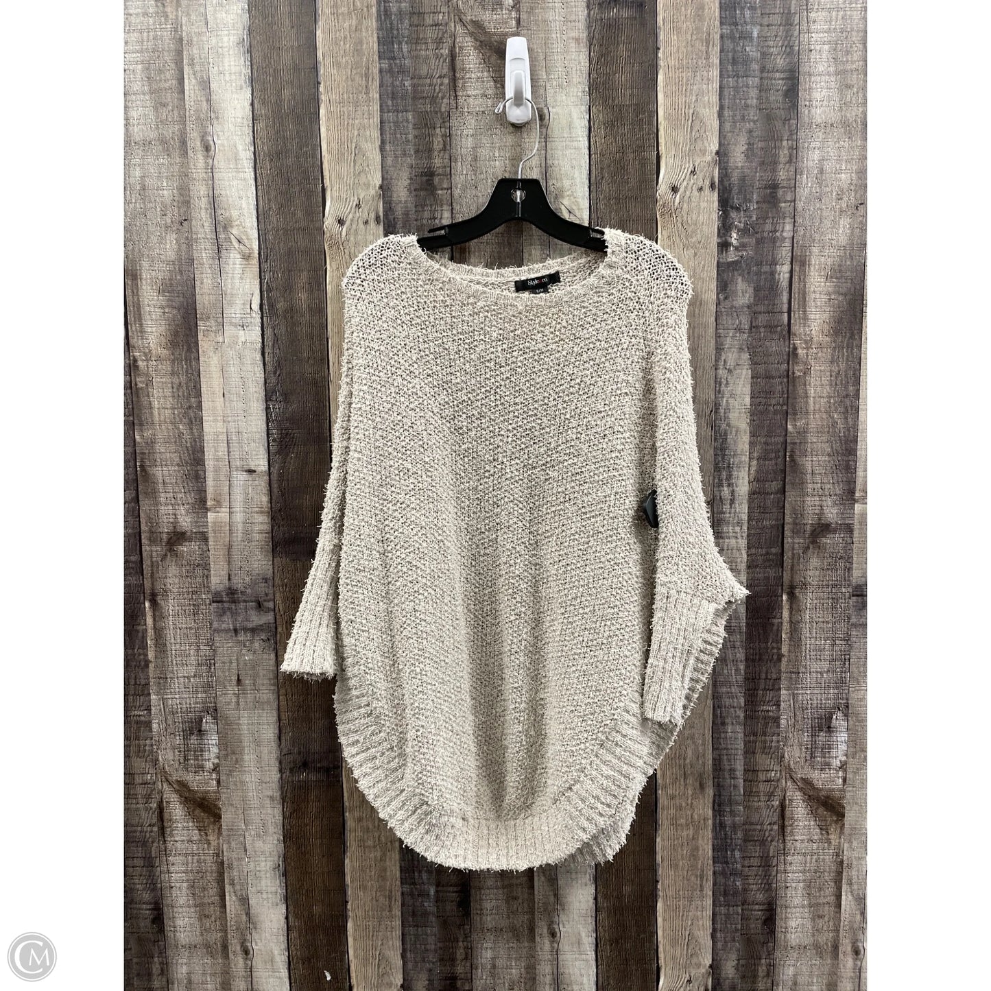 Sweater By Style And Company In Tan, Size: S