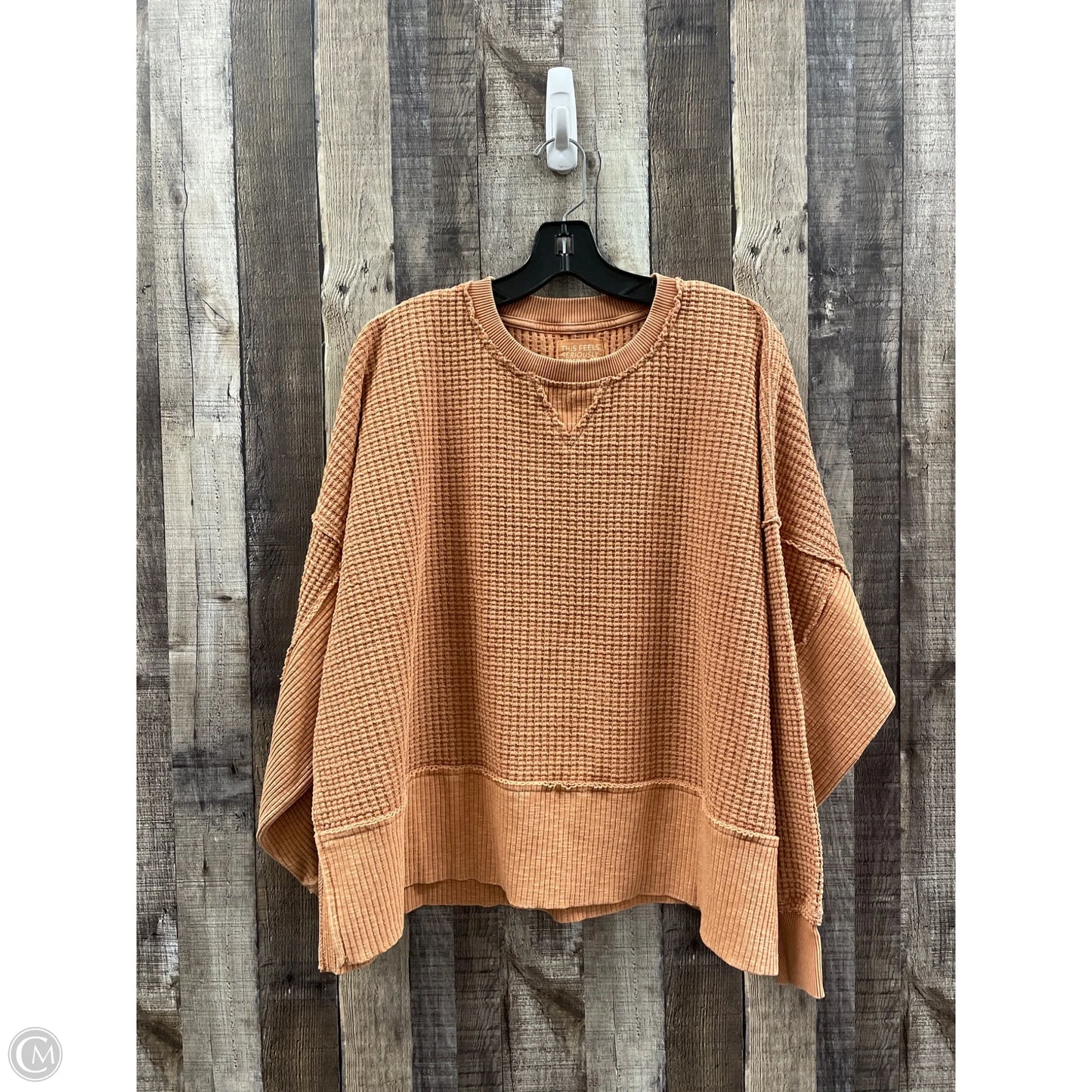 Sweatshirt Collar By American Eagle In Orange, Size: Xs
