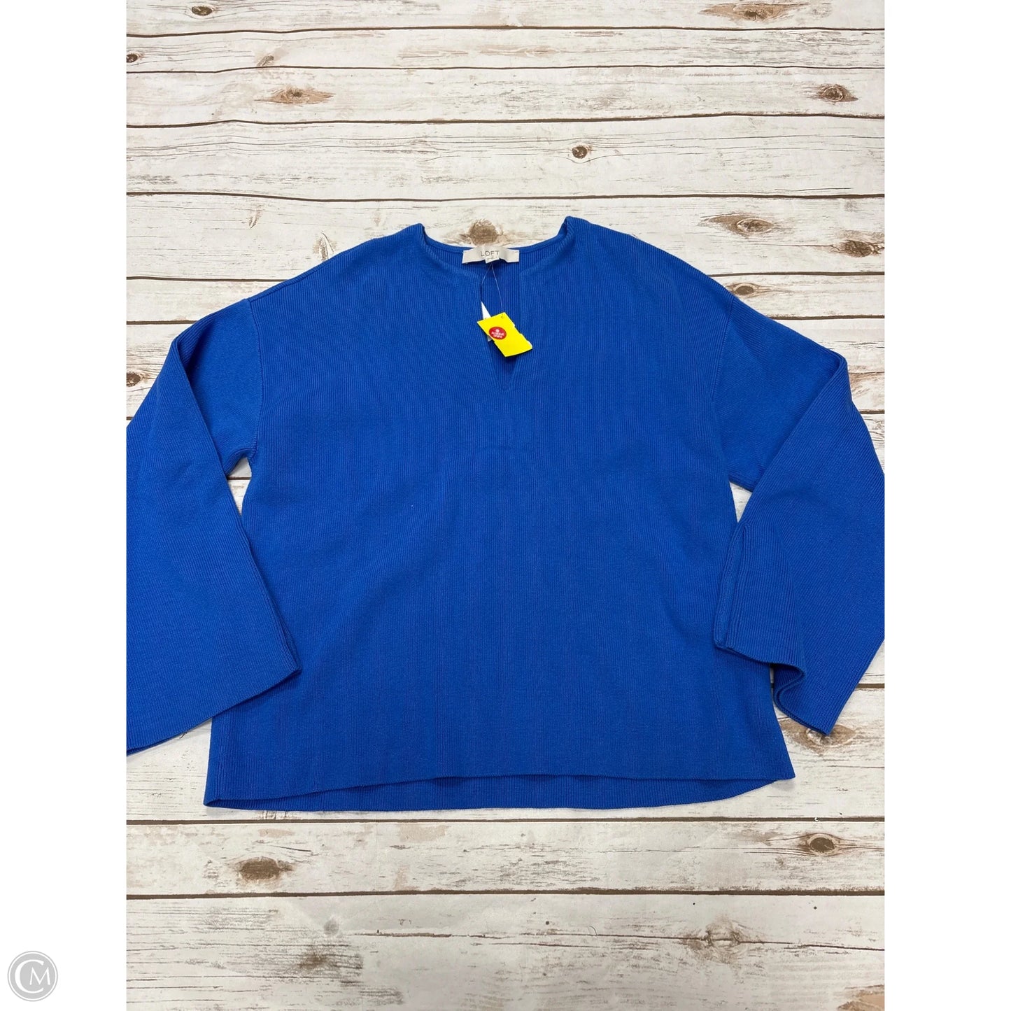 Sweater By Loft In Blue, Size: M