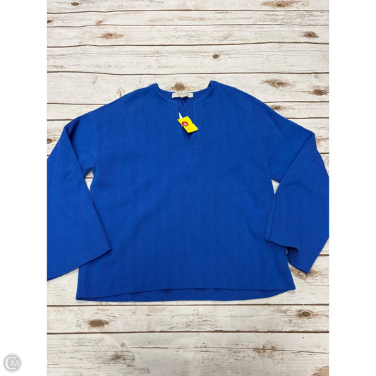 Sweater By Loft In Blue, Size: M