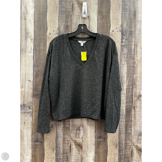 Top Long Sleeve By Time And Tru In Black, Size: M