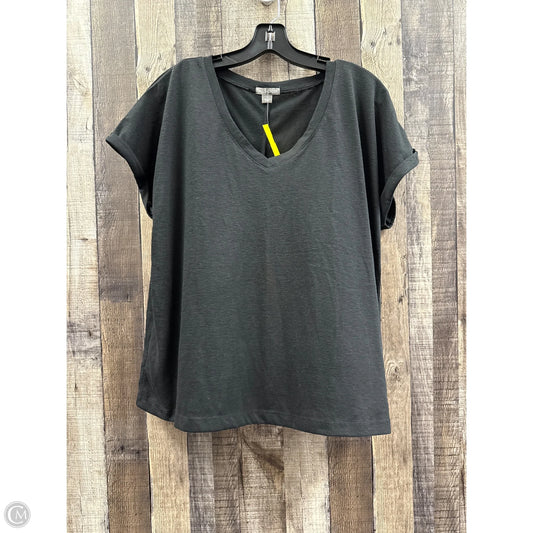 Top Short Sleeve By Falls Creek In Black, Size: L