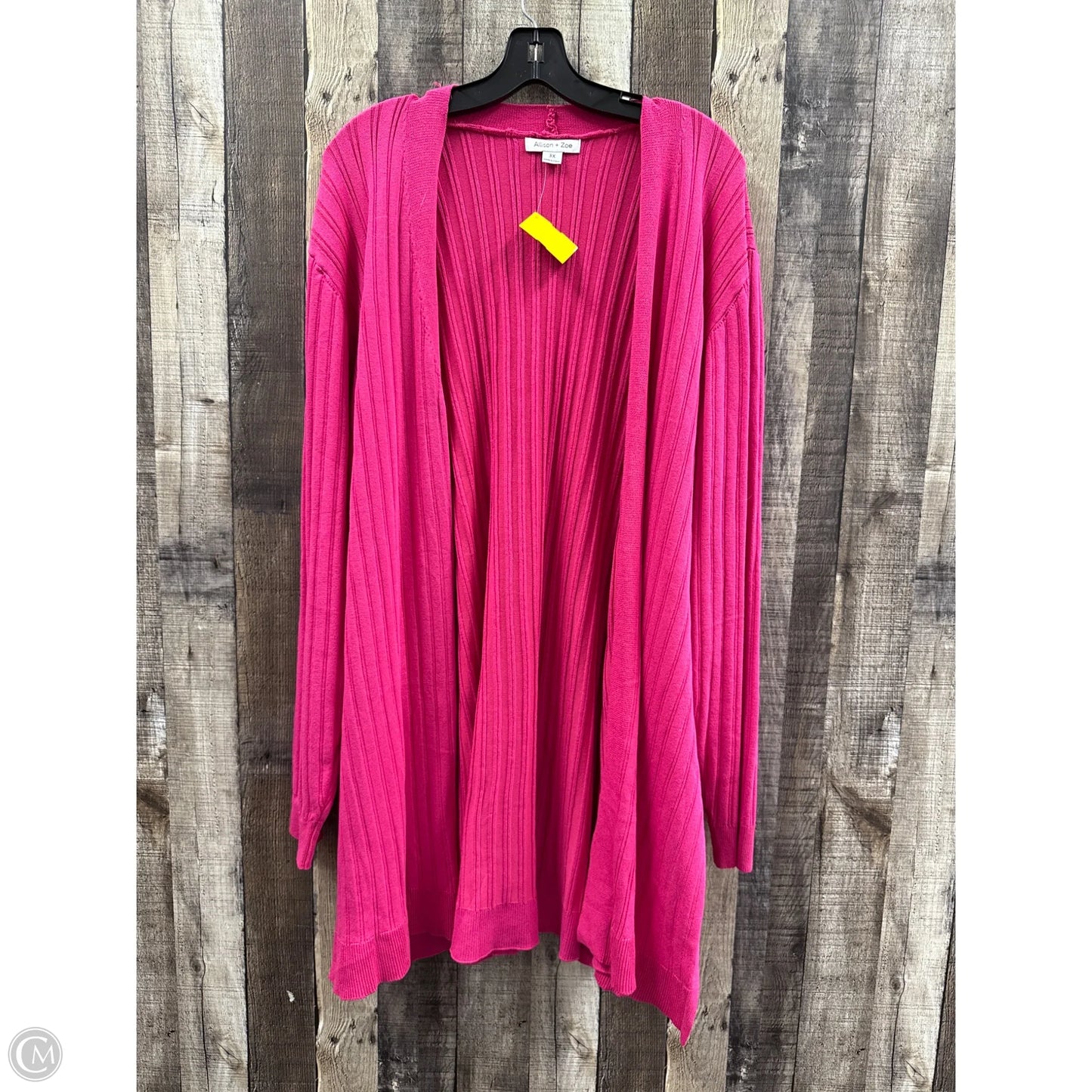 Cardigan By Cme In Pink, Size: 3x