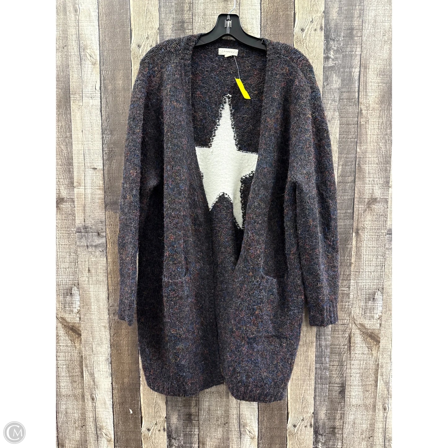 Sweater Cardigan By Promesa In Multi-colored, Size: S