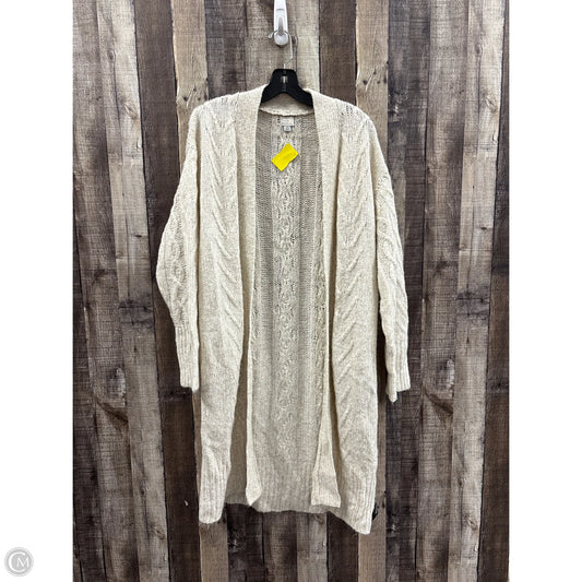 Sweater Cardigan By A New Day In Cream, Size: S