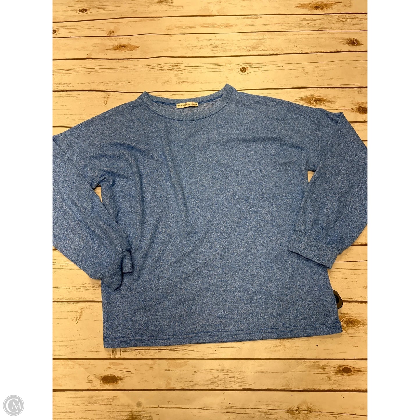 Pants Set 2pc By Zenana In Blue, Size: L