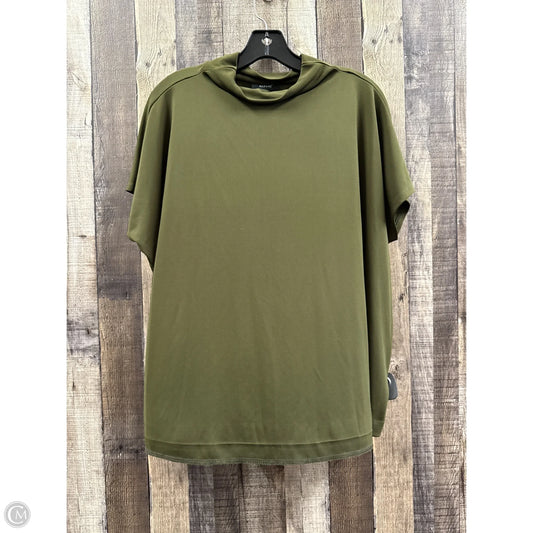 Top Short Sleeve By Alfani In Green, Size: M