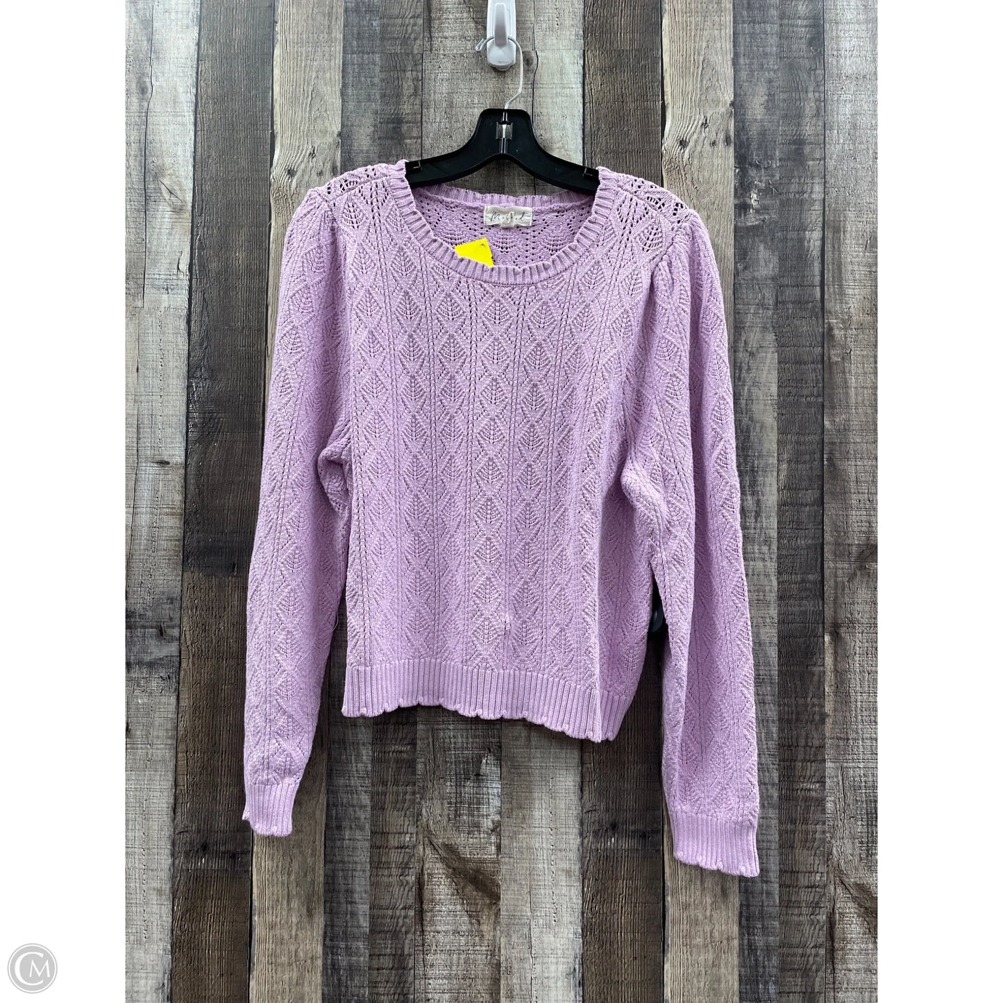 Sweater By Cme In Purple, Size: Xl
