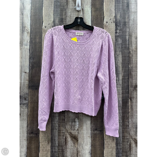 Sweater By Cme In Purple, Size: Xl