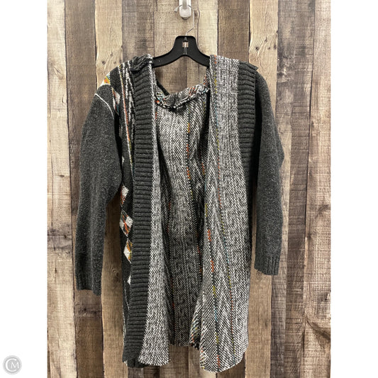 Sweater Cardigan By Cme In Grey, Size: L