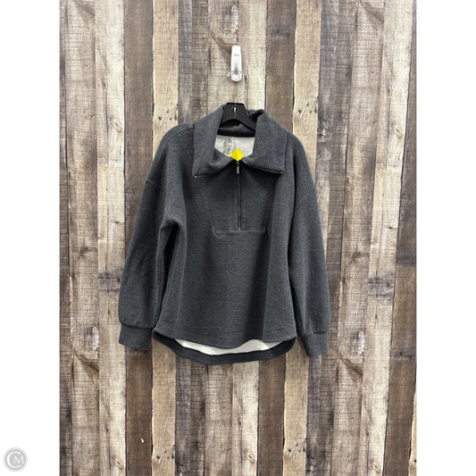 Sweatshirt Collar By Lou And Grey In Grey, Size: M