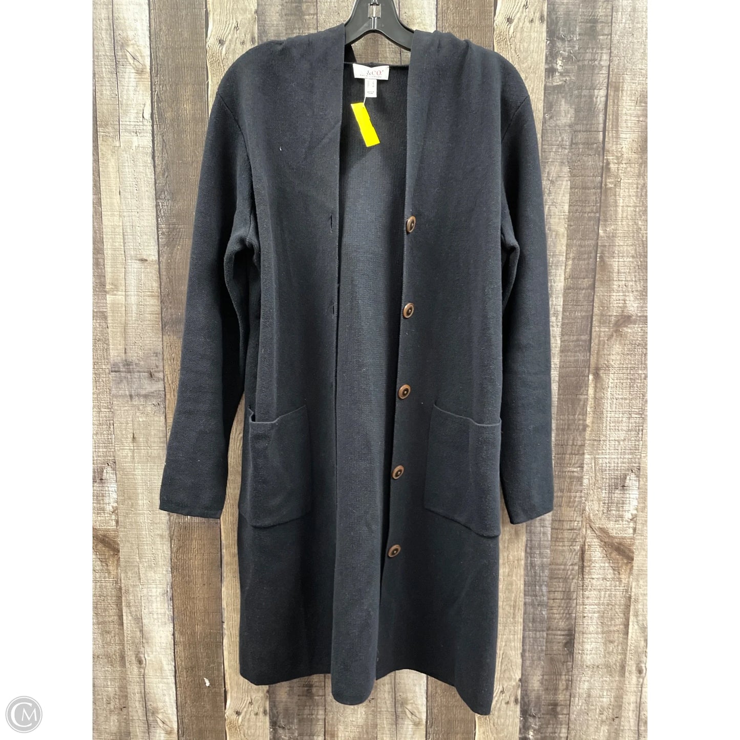 Cardigan By D&co. In Black, Size: S