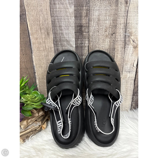 Sandals Designer By Ugg In Black, Size: 10