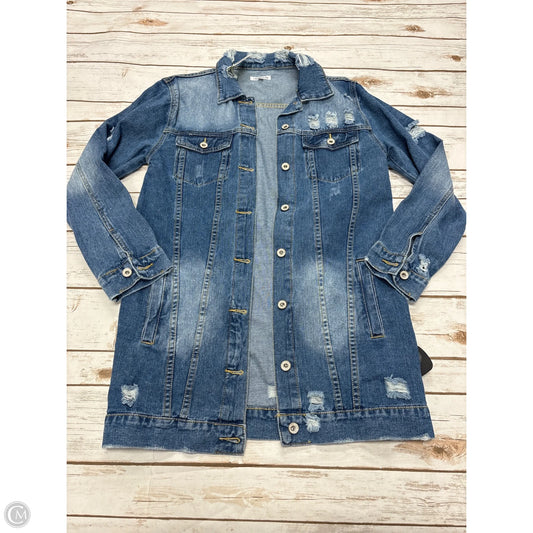 Jacket Denim By Cme In Blue Denim, Size: M