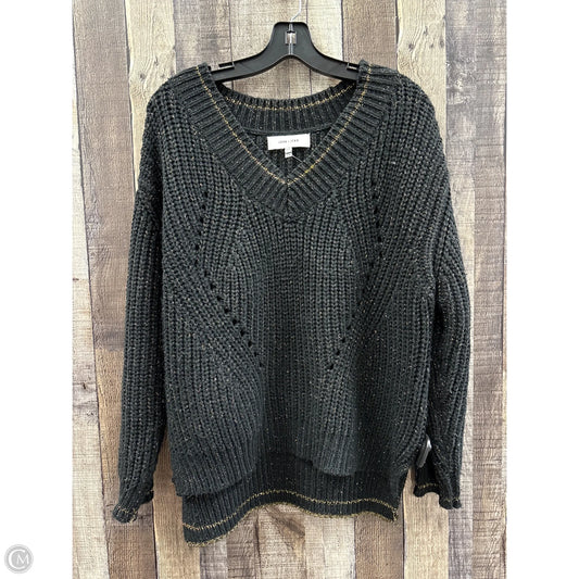 Sweater By John + Jenn In Black & Gold, Size: Xs