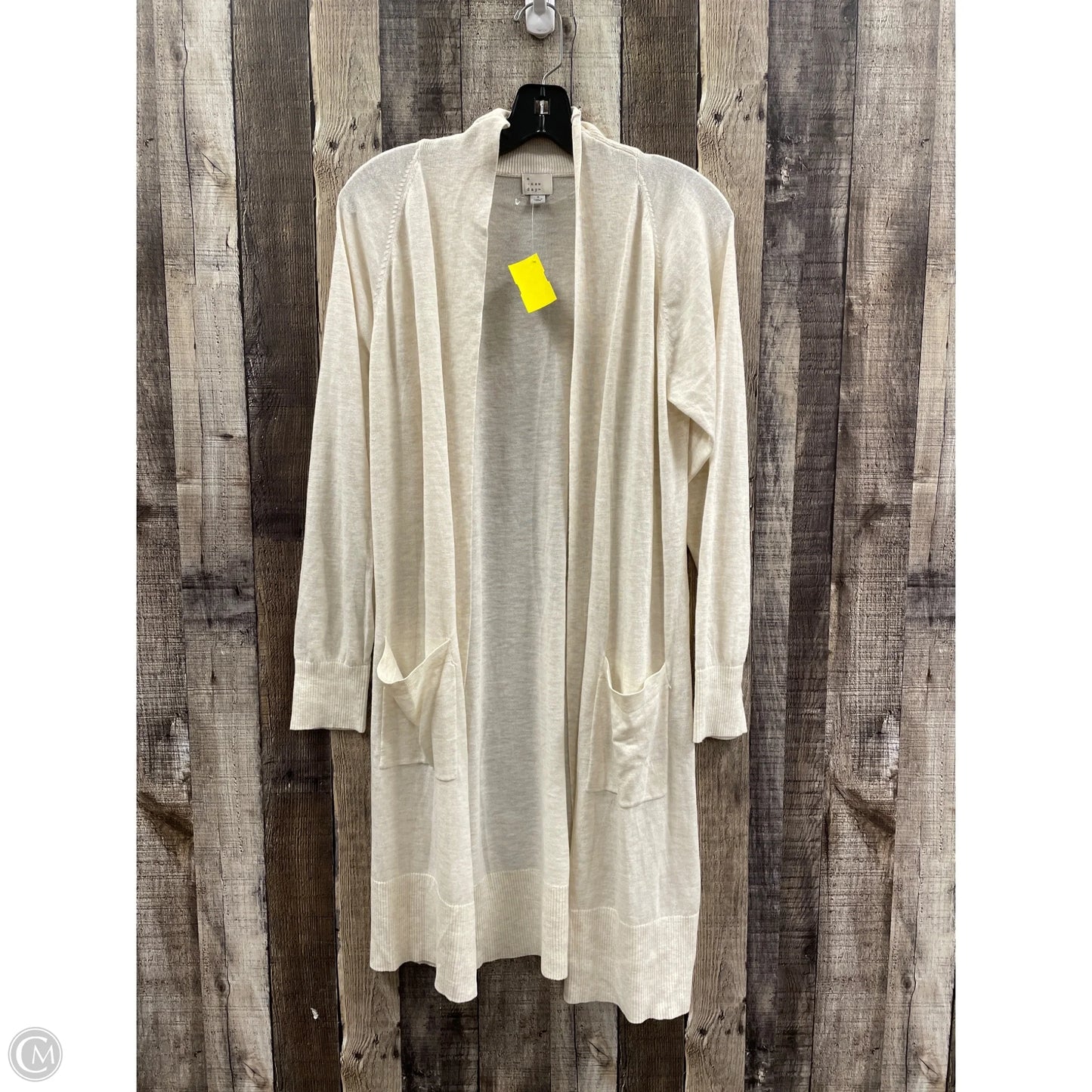 Cardigan By A New Day In Cream, Size: S