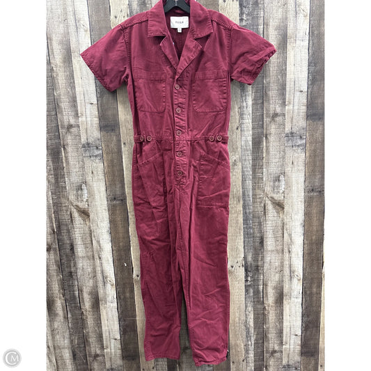 Jumpsuit By Pistola In Maroon, Size: S