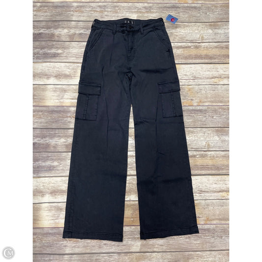 Jeans Wide Leg By Kut In Black Denim, Size: 6