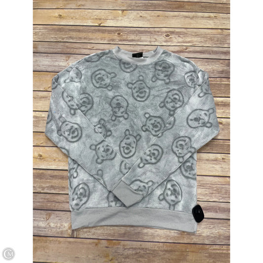 Sweatshirt Crewneck By Disney In Grey, Size: Xs
