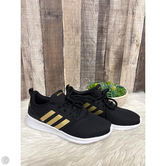 Shoes Athletic By Adidas In Black & White, Size: 8