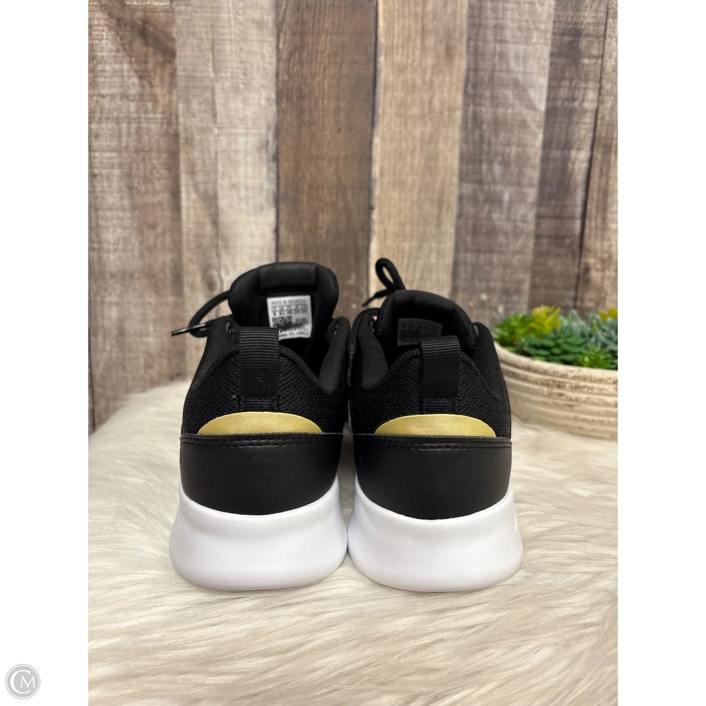 Shoes Athletic By Adidas In Black & White, Size: 8